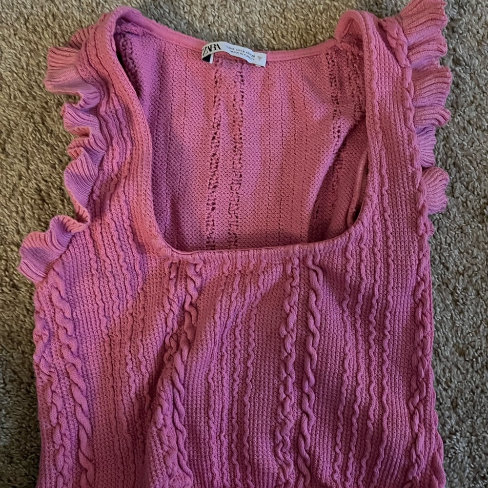 Zara cropped tank